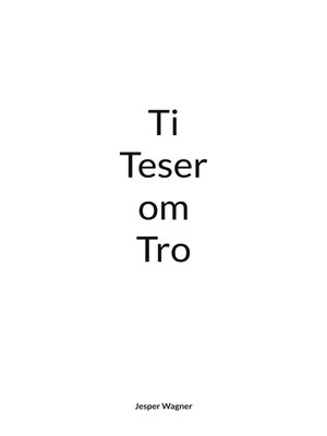 cover image of Ti Teser om Tro